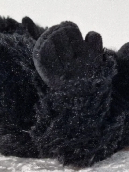 Vintage Black Gorilla Plush Ape Monkey Realistic, 8" Stuffed Toy - Picture 10 of 11